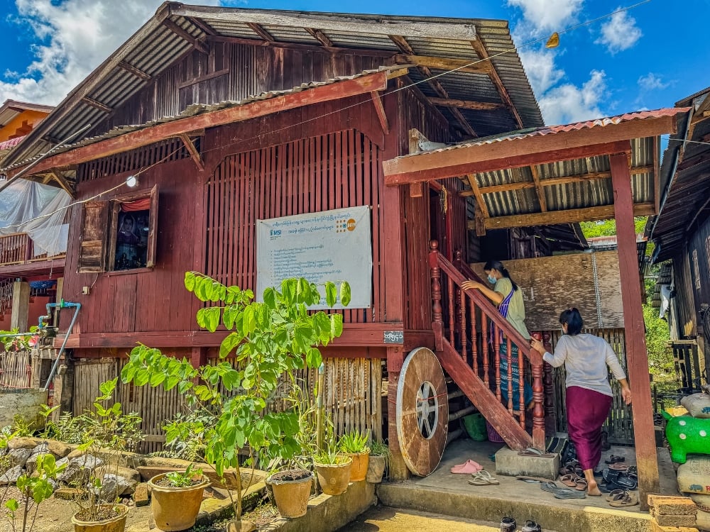 Figure 3: UNFPA's partner mobile clinic provides essential healthcare for women and girls in humanitarian-affected areas.  Photo © UNFPA Myanmar