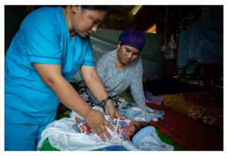 Lifesaving amidst the conflict: Story of a midwife in the displaced camp in Kachin