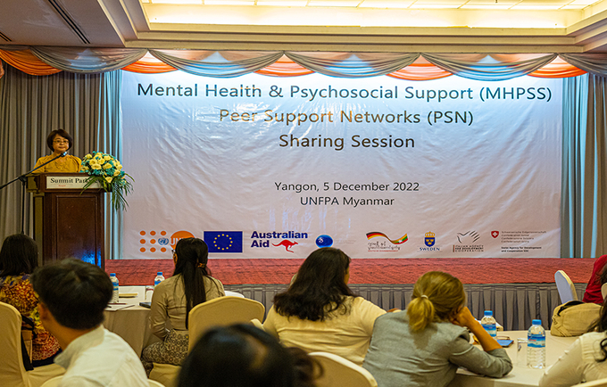 Mental Health and Psychosocial Support (MHPSS) Peer Support Network Sharing Session was held in Yangon