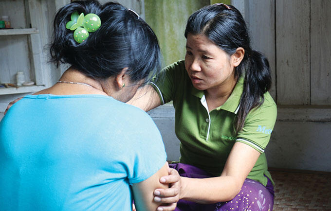 “The most difficult part of my job is the repeated cases, where the husband will not change his behaviour, where the wife is not able to leave, and where she is abused again and again”, says GBV caseworker Lu Bu.