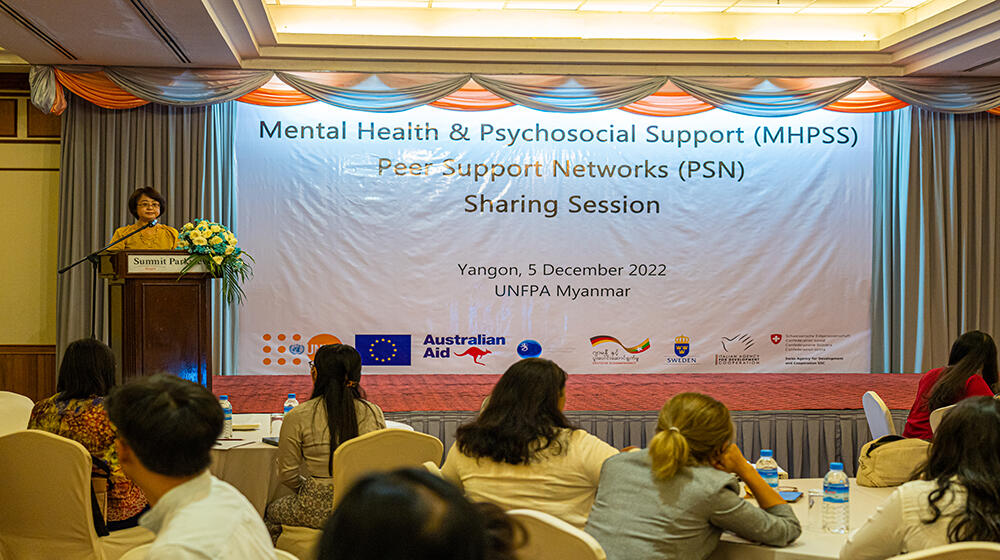 Mental Health and Psychosocial Support (MHPSS) Peer Support Network Sharing Session was held in Yangon