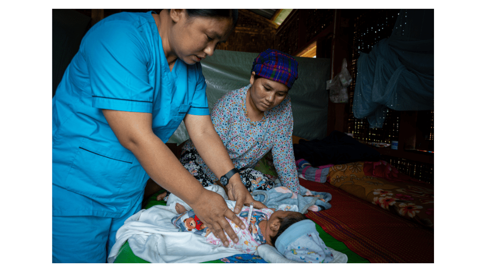 Lifesaving amidst the conflict: Story of a midwife in the displaced camp in Kachin