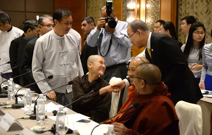 UN Secretary-General to Myanmar faith leaders: “I count on your leadership for a better future”