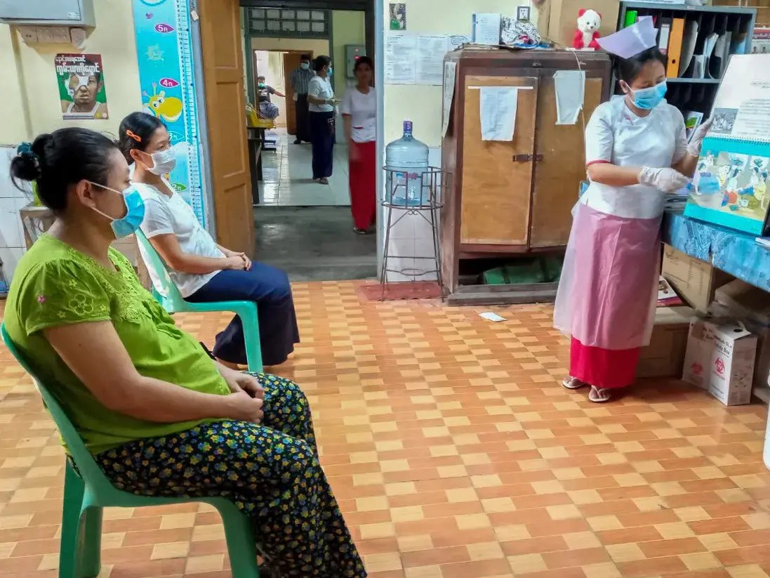 UNFPA supports Myanmar midwives in continuing maternal health services and in combating COVID-19 pandemic 