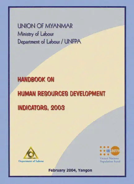 Handbook on Human Resources Development Indicators, 2003