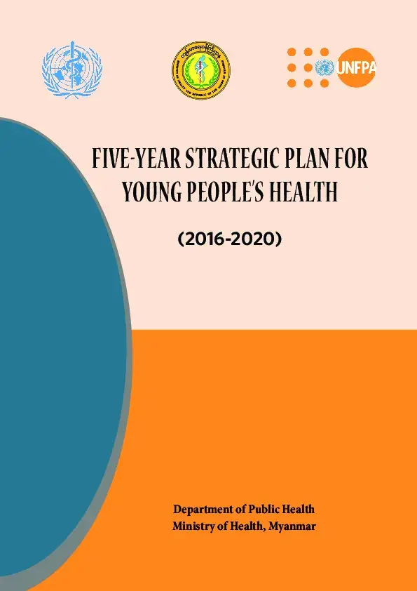 Five-Year Strategic Plan for Young People's Health (2016-2020)