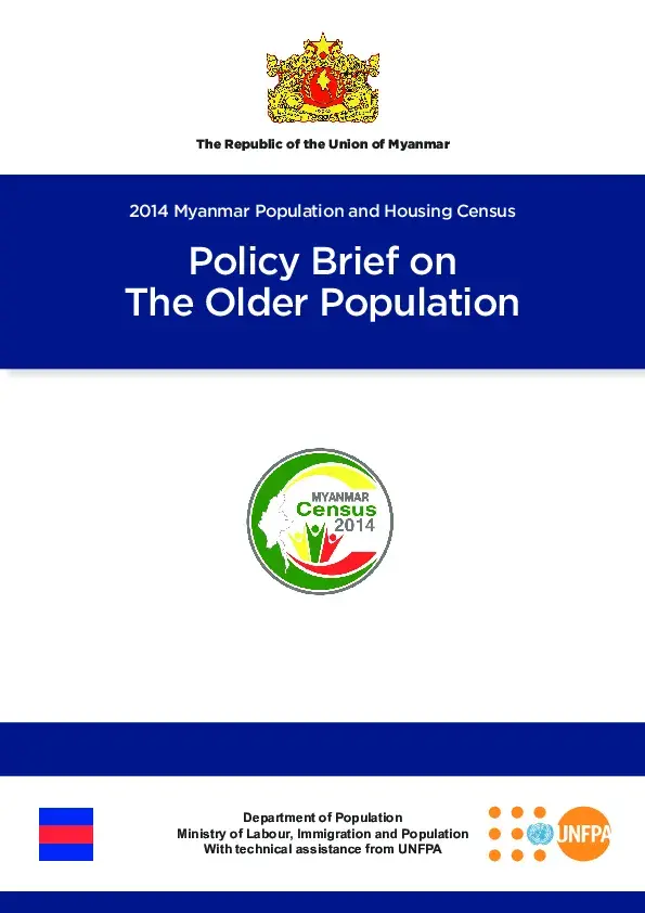 Policy Brief on The Older Population