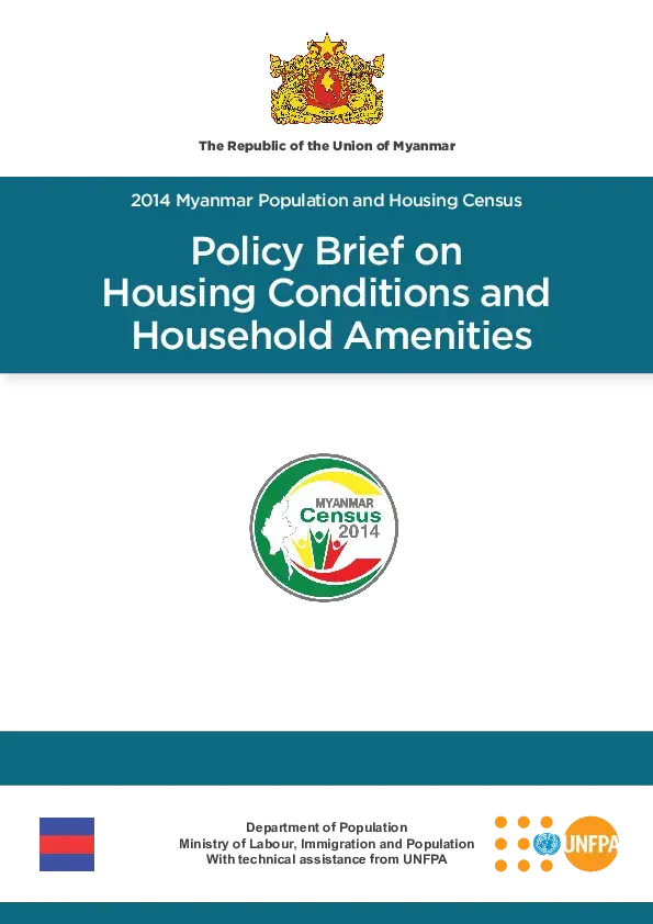 Policy Brief on Housing Conditions and Household Amenities