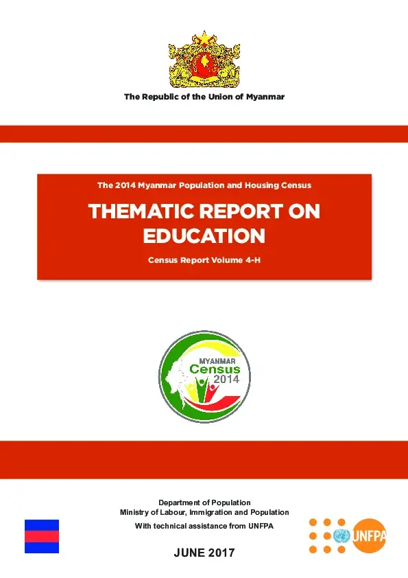 Thematic report on Education