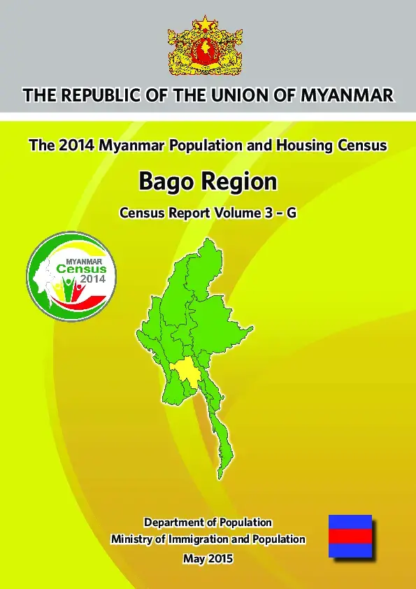 The Union Report (Volume-3G): Bago Region Report