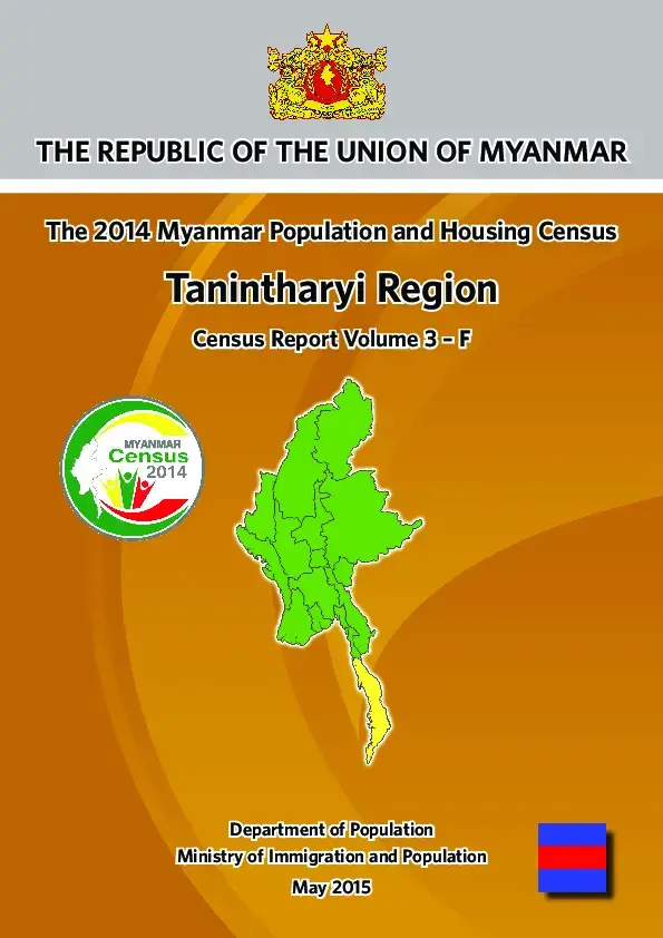 The Union Report (Volume-3F): Tanintharyi Region Report