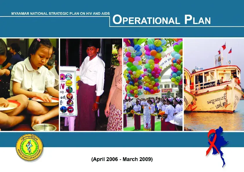 Myanmar National Operational Plan for HIV/AIDS